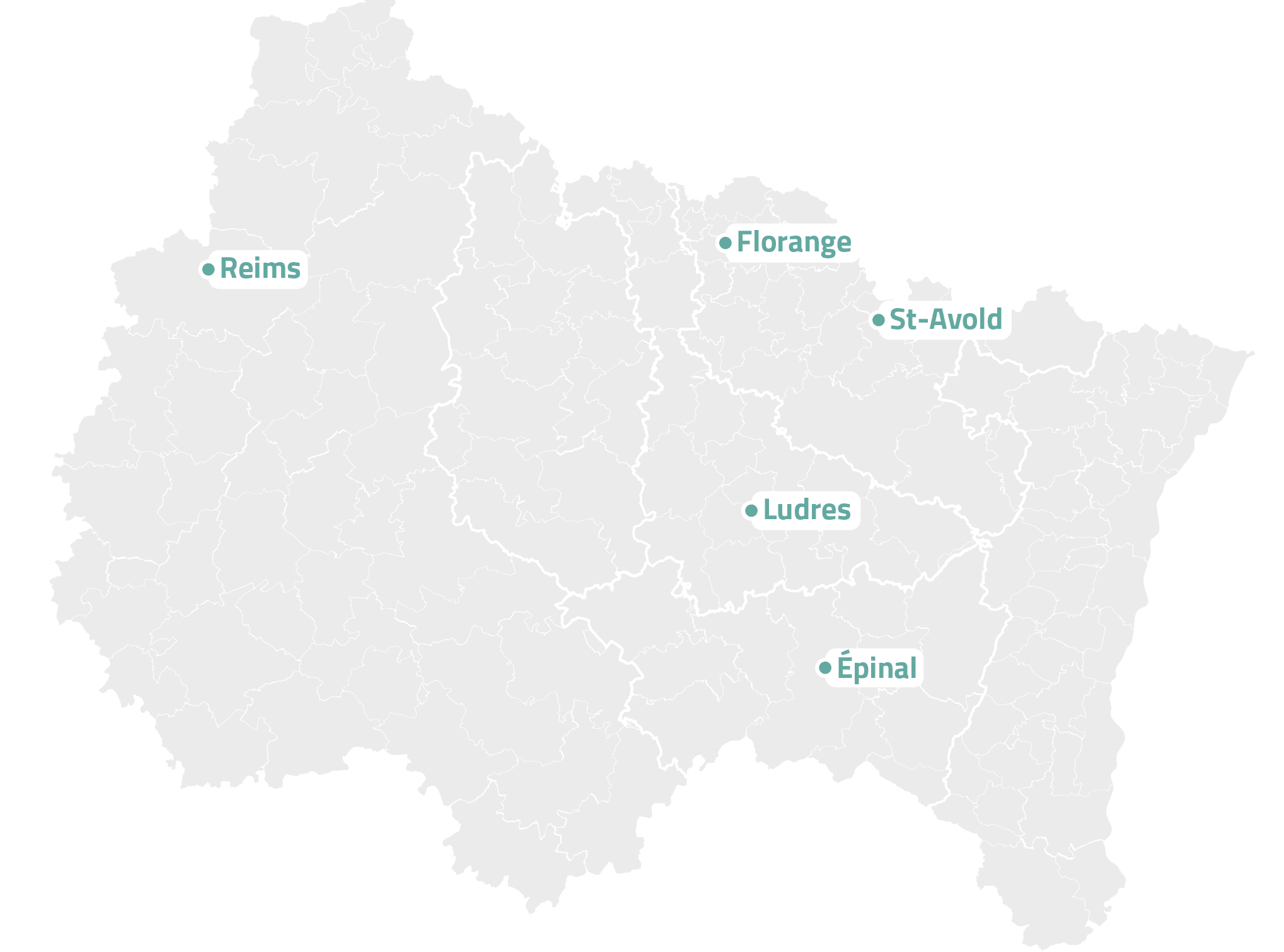 carte-florange-st-avold-ludres-epinal-reims carte montrant florange st-avold ludres epinal reims