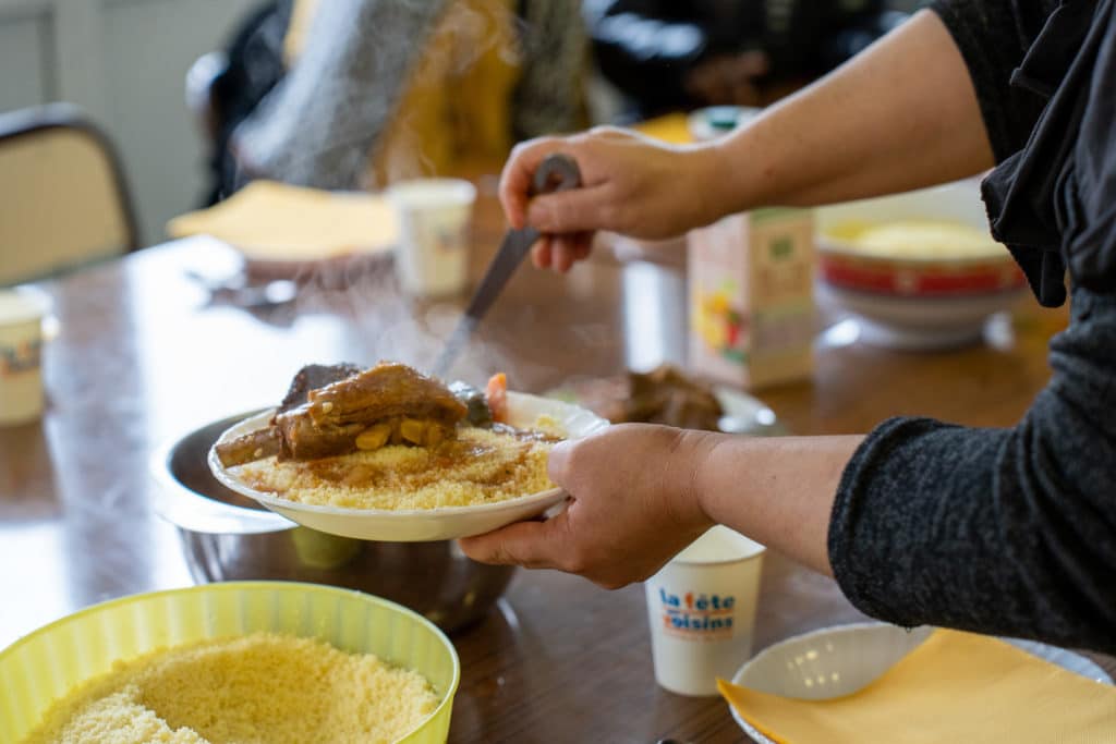 Un couscous a été réalisé par Zohra et les habitants de Borny pour célébrer le Nouvel an berbère.