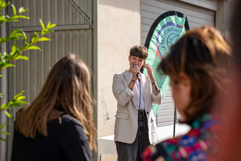 Discours de Rachel Burgy.