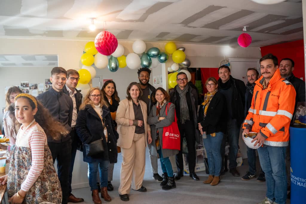 Photo prise lors du premier anniversaire de la Conciergerie Solidaire de Borny.