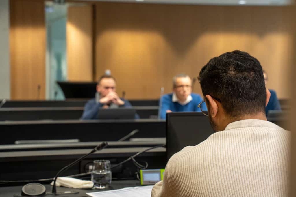 Les membres de VALO'Lab ont pu présenter les grandes lignes du projet de ZIBAC Fensch Impact