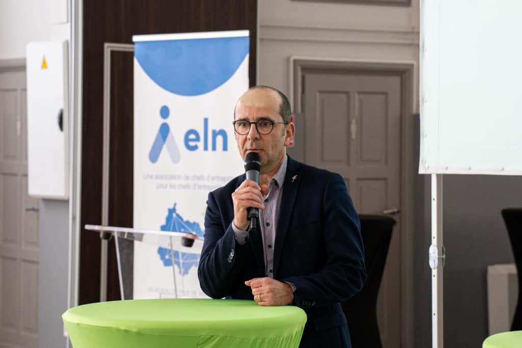 Herve Lassalas, directeur des relations institutionnelles chez ArcelorMittal, participait à la table ronde animée par Paul Didier lors du lancement de la ZIBaC Fensch Impact. Un projet qui vise à décarboner l'industrie en Moselle. 