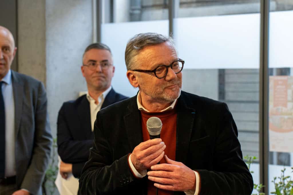 Philippe Lerouvillois, PDG du groupe VALO', lors de l'inauguration de P'tit Fauve : le nouveau restaurant qui ouvre à Nancy !